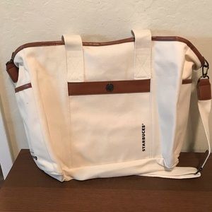 Large Starbucks tote bag, New!